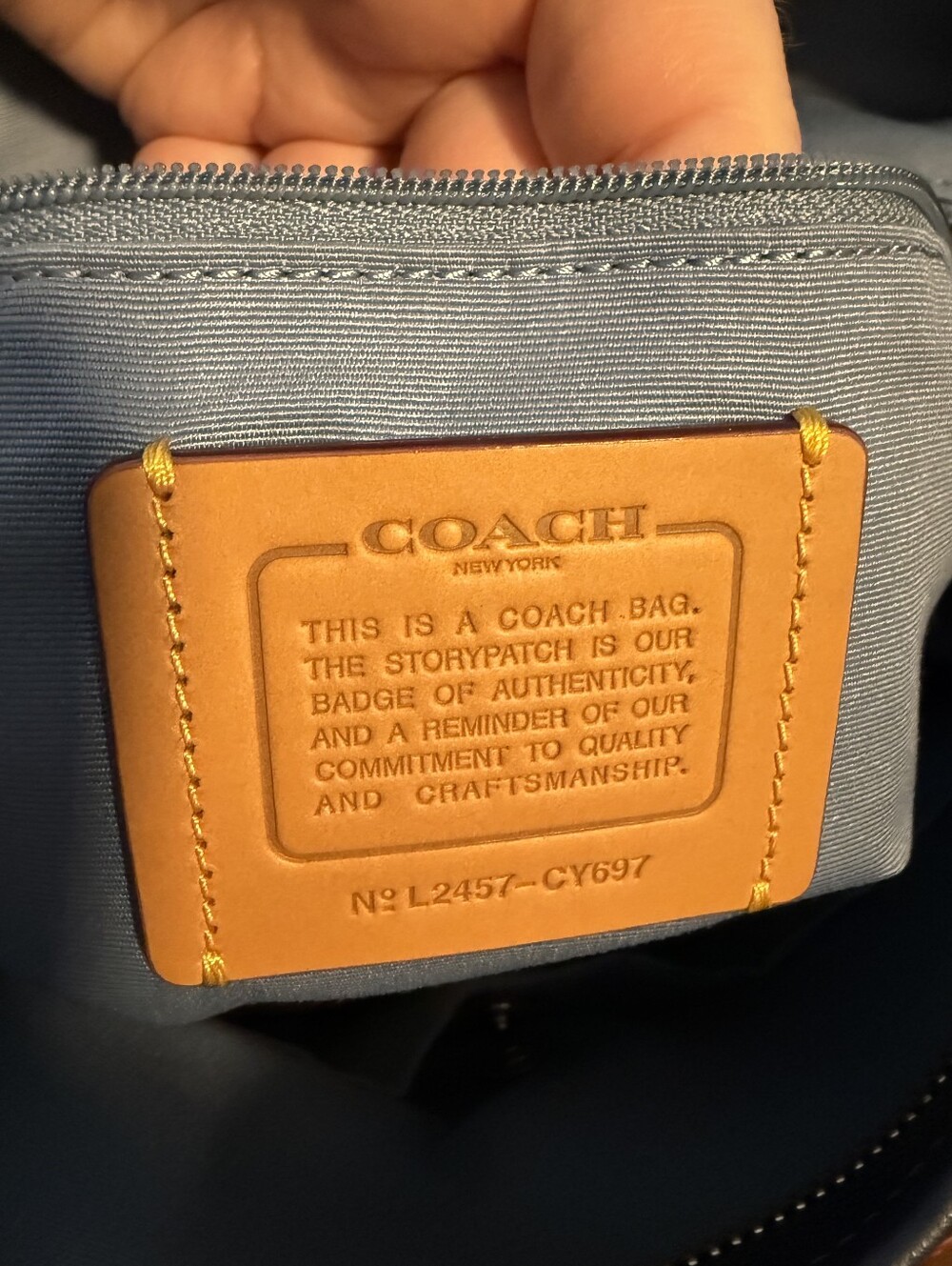 Coach Denim Laurel - Picture 5 of 6